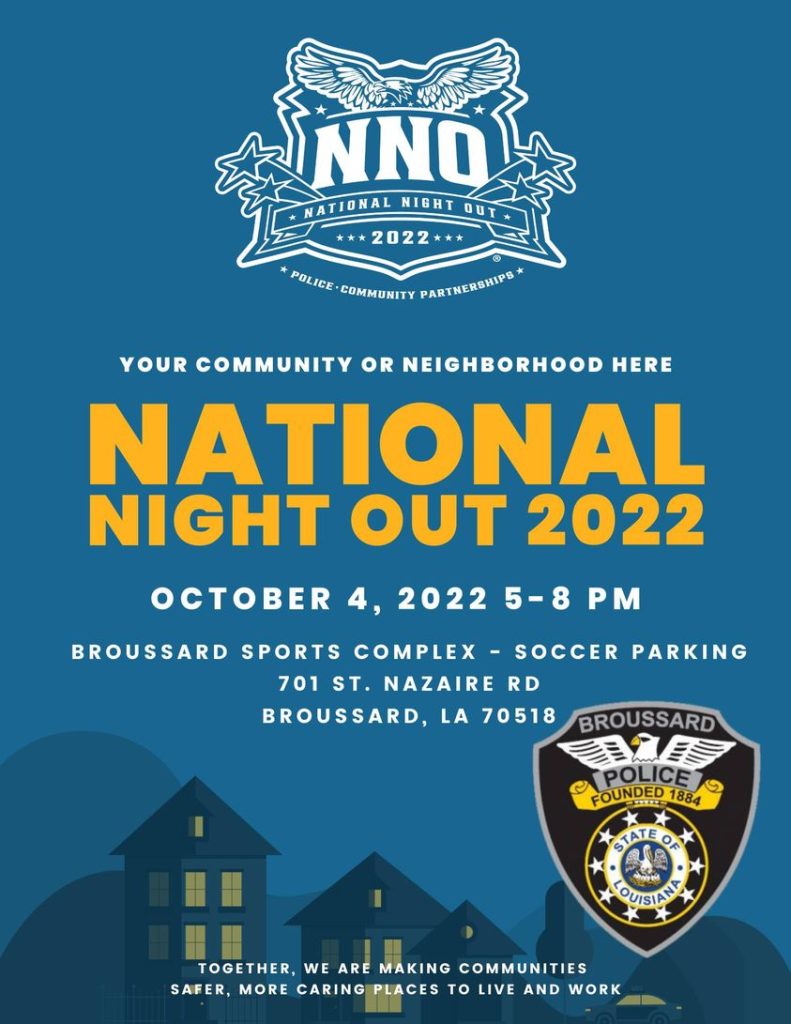 2022 Broussard National Night Out Against Crime
