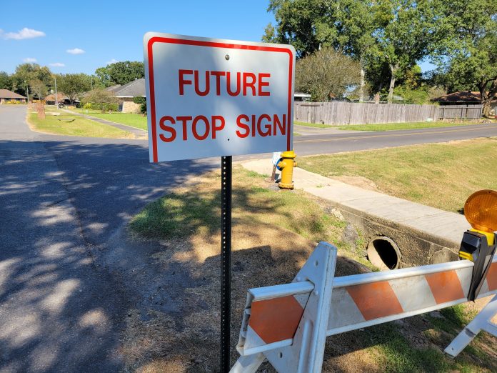 Future Stop Sign - Flambant Drive and Madlyn Street