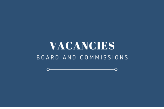 Vacancies - Boards & Commissions