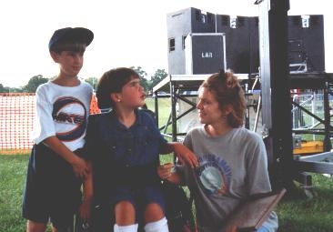 Dustin and Alison Higginbotham with Alison Krauss