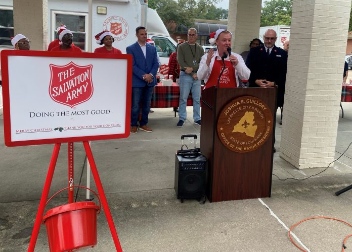 Salvation Army Red Kettle Kickoff - Jacob Gardner