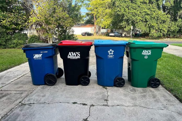 AWS Garbage Cans