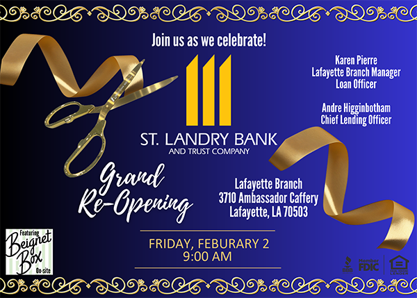 St Landry Bank Re-grand Opening