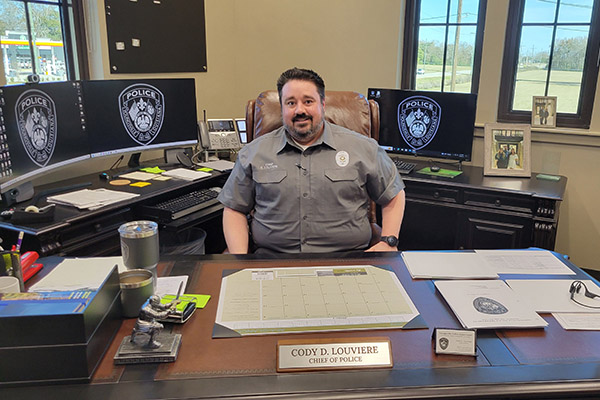 Cody Louviere Interim Youngsville Police Chief