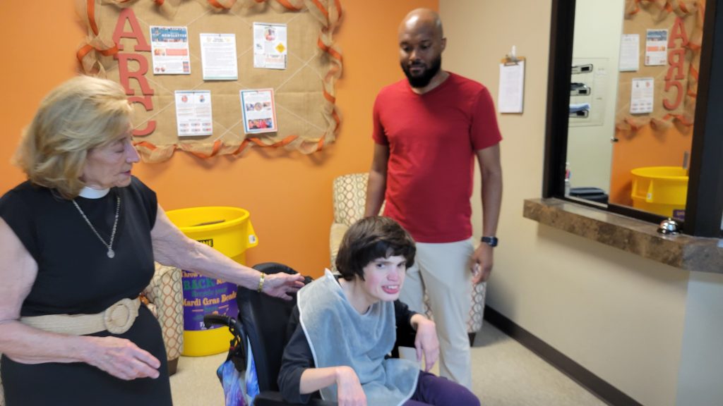 Deacon Honey Becker, Alison Higginbotham and Josh Fuselier