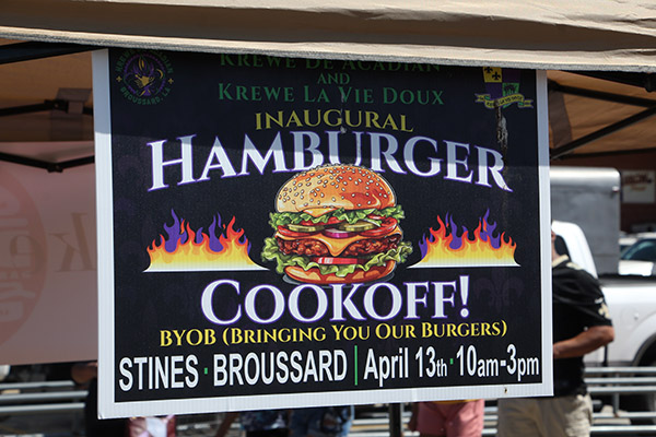 Inaugural Hamburger Cookoff