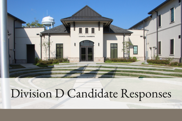 Division D Candidate Reponses