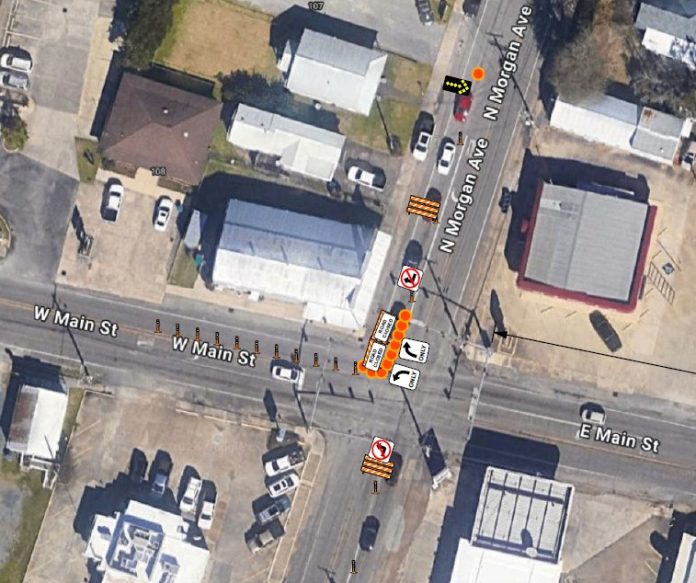 Morgan Avenue and Main Street