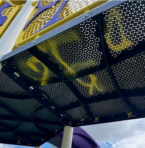 Youngsville Inclusive Playground - Spray Paint
