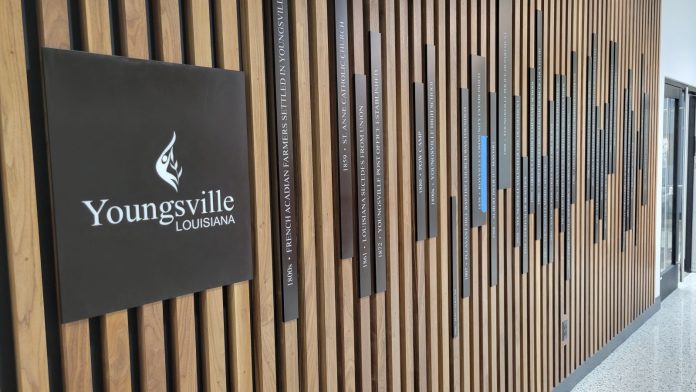 Photo: inside Youngsville Municipal Complex