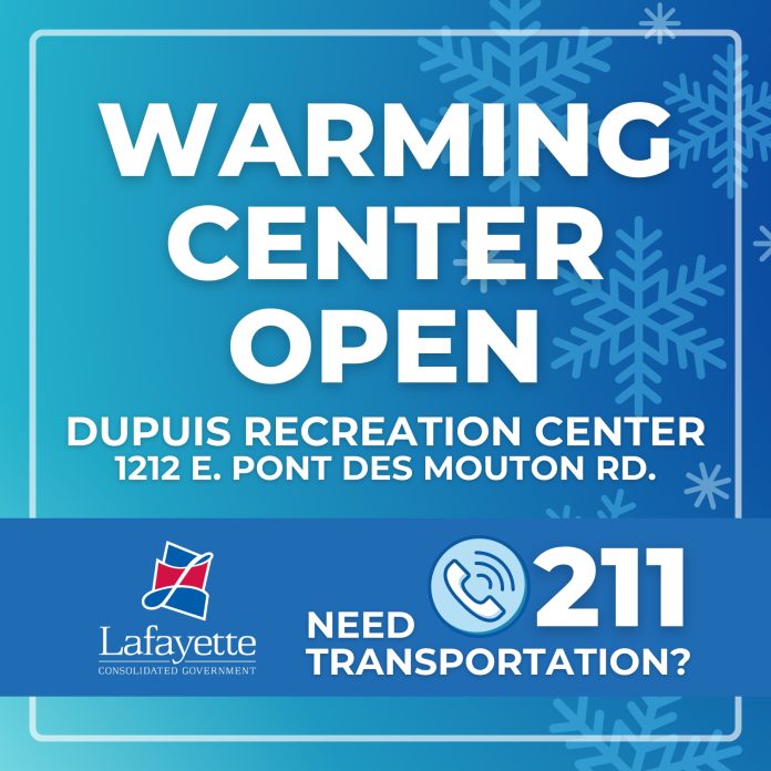 image: Warming Center Open