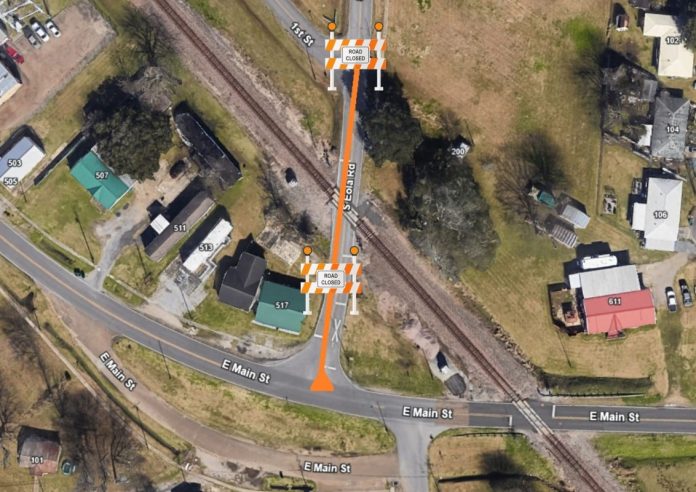 Map of South Eola in Broussard