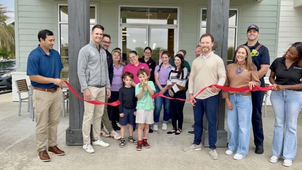 Grand opening and ribbon cutting for Tropical Smoothie Cafe in Youngsville La