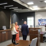 Photo: Jean Paul "JP" Broussard oath of office for Youngsville Police Chief.