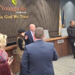 Photo: Jean Paul "JP" Broussard oath of office for Youngsville Police Chief.