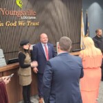 Photo: Jean Paul "JP" Broussard oath of office for Youngsville Police Chief.