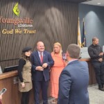 Photo: Jean Paul "JP" Broussard oath of office for Youngsville Police Chief.