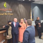 Photo: Jean Paul "JP" Broussard oath of office for Youngsville Police Chief.
