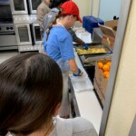 Photo courtesy of Rotary Club of Youngsville ARCA Interact Volunteers at St. Joseph Diner