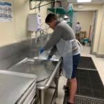 Photo courtesy of Rotary Club of Youngsville ARCA Interact Volunteers at St. Joseph Diner