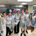 Photo courtesy of Rotary Club of Youngsville ARCA Interact Volunteers at St. Joseph Diner